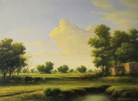 Zulfiqar Ali Zulfi, 30 x 40 Inch, Oil on Canvas, Landscape Painting-AC-ZUZ-097